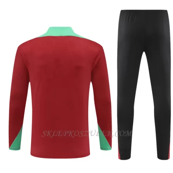 Portugalia Zestaw Bluzy Treningowej Męska 2024/25 Czerwony
