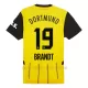 Koszulka Piłkarska Borussia Dortmund Julian Brandt 19 Dziecięca Domowa 2024/25