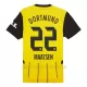 Koszulka Piłkarska Borussia Dortmund Maatsen 22 Dziecięca Domowa 2024/25