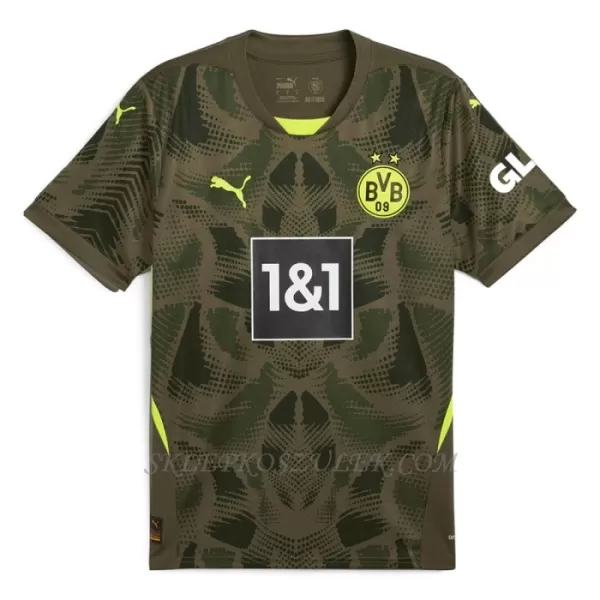 Koszulka Piłkarska Bramkarska Borussia Dortmund Kobel 1 Męska Wyjazdowa 2024/25
