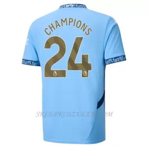 Koszulka Piłkarska Manchester City Champions 24 Męska Domowa 2024/25