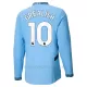 Koszulka Piłkarska Manchester City Jack Grealish 10 Męska Domowa 2024/25 Długi Rękaw