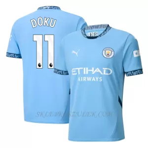 Koszulka Piłkarska Manchester City Jérémy Doku 11 Męska Domowa 2024/25
