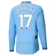 Koszulka Piłkarska Manchester City Kevin De Bruyne 17 Męska Domowa 2024/25 Długi Rękaw