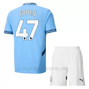 Koszulka Piłkarska Manchester City Phil Foden 47 Dziecięca Domowa 2024/25
