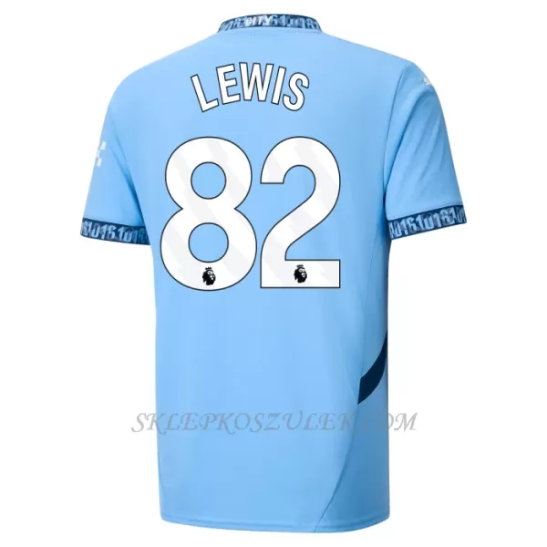 Koszulka Piłkarska Manchester City Rico Lewis 82 Męska Domowa 2024/25