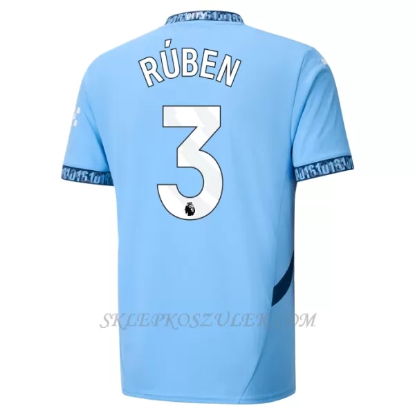 Koszulka Piłkarska Manchester City Rúben Dias 3 Męska Domowa 2024/25