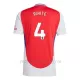 Koszulka Piłkarska Arsenal Ben White 4 Męska Domowa 2024/25