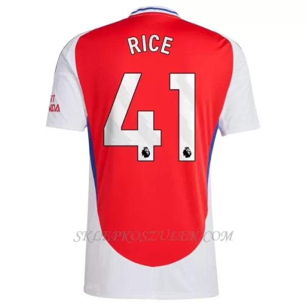Koszulka Piłkarska Arsenal Declan Rice 41 Męska Domowa 2024/25
