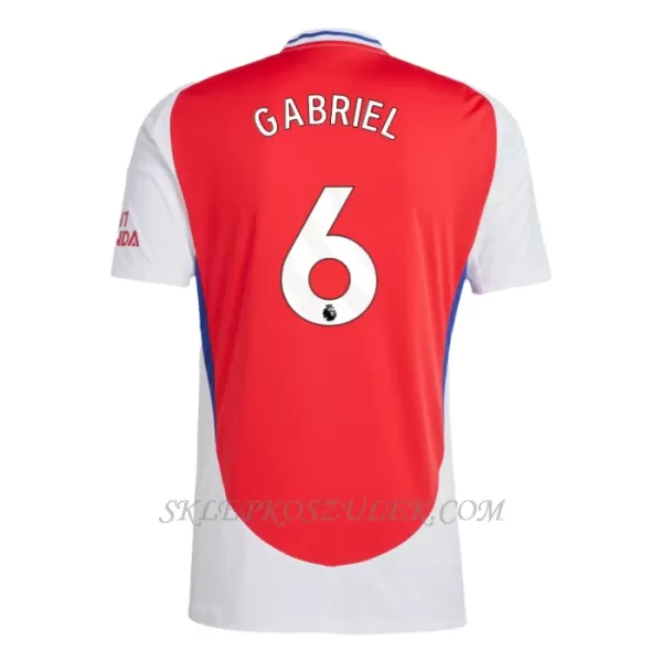 Koszulka Piłkarska Arsenal Gabriel 6 Męska Domowa 2024/25