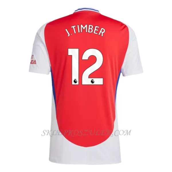 Koszulka Piłkarska Arsenal J. Timber 12 Męska Domowa 2024/25