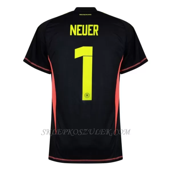 Koszulka Piłkarska Bramkarska Niemcy Manuel Neuer 1 Dziecięca Domowa Euro 2024