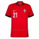 Koszulka Piłkarska Portugalia Diogo Jota 21 Męska Domowa Euro 2024
