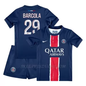 Koszulka Piłkarska Paris Saint-Germain Bradley Barcola 29 Dziecięca Domowa 2024/25
