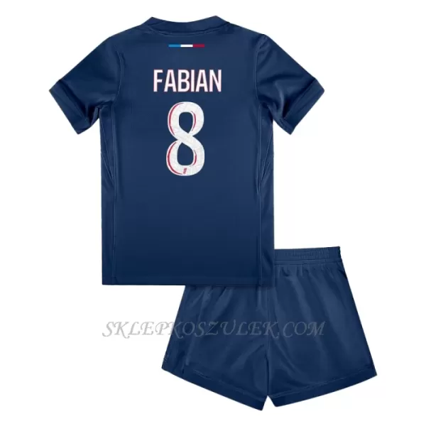 Koszulka Piłkarska Paris Saint-Germain Fabian Ruiz 8 Dziecięca Domowa 2024/25