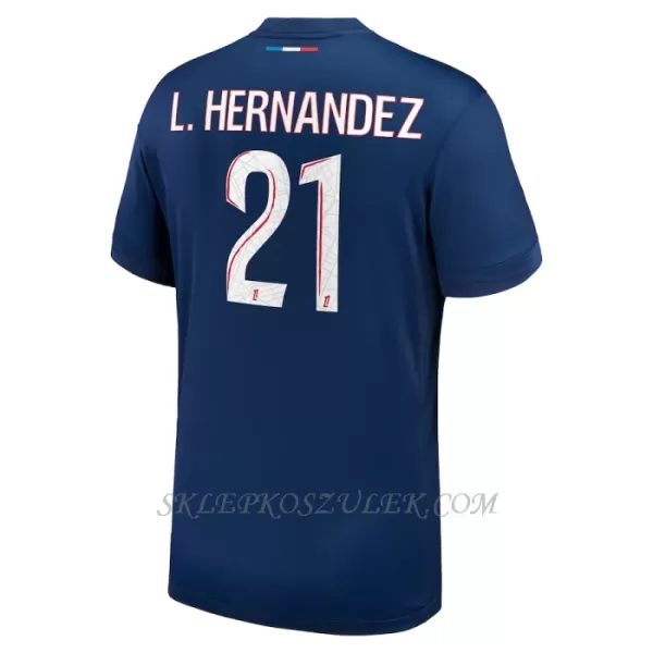 Koszulka Piłkarska Paris Saint-Germain Lucas Hernandez 21 Męska Domowa 2024/25