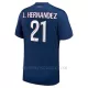 Koszulka Piłkarska Paris Saint-Germain Lucas Hernandez 21 Męska Domowa 2024/25