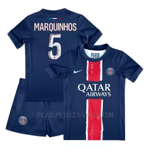 Koszulka Piłkarska Paris Saint-Germain Marquinhos 5 Dziecięca Domowa 2024/25
