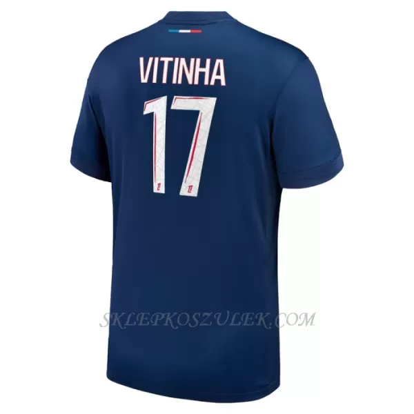 Koszulka Piłkarska Paris Saint-Germain Vitinha 17 Męska Domowa 2024/25