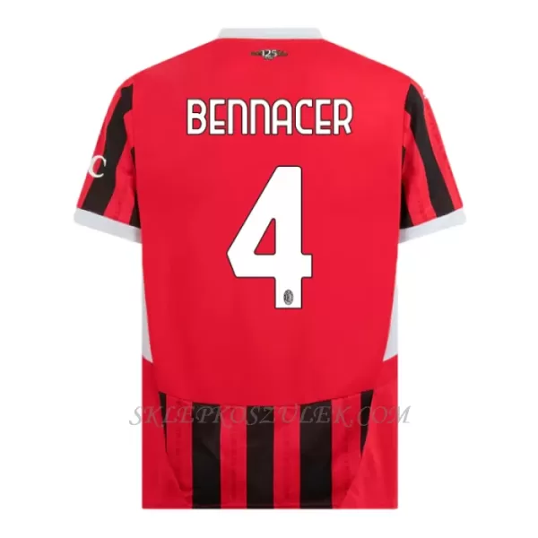 Koszulka Piłkarska AC Milan Bennacer 4 Dziecięca Domowa 2024/25
