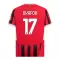 Koszulka Piłkarska AC Milan Okafor 17 Męska Domowa 2024/25