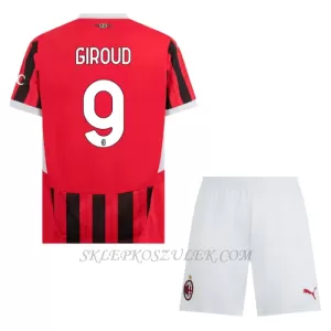 Koszulka Piłkarska AC Milan Olivier Giroud 9 Dziecięca Domowa 2024/25