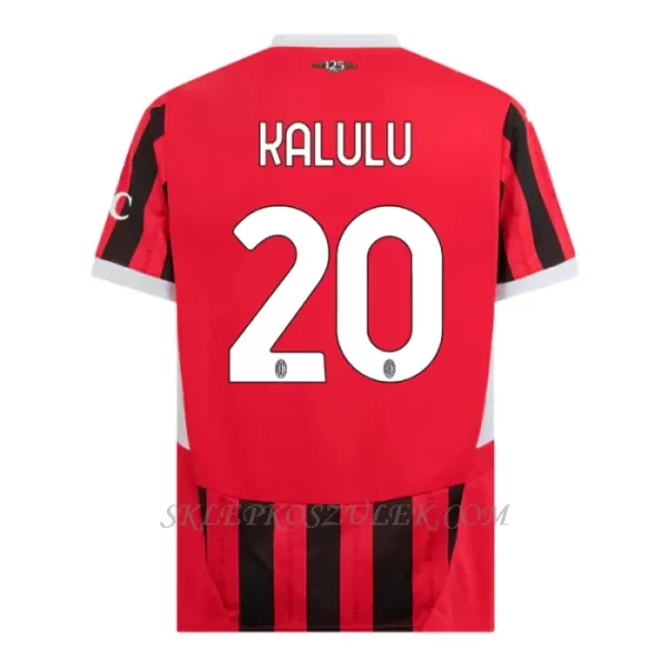 Koszulka Piłkarska AC Milan Pierre Kalulu 20 Dziecięca Domowa 2024/25