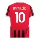 Koszulka Piłkarska AC Milan Rafael Leão 10 Dziecięca Domowa 2024/25