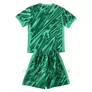 Koszulka Piłkarska Bramkarska Brazylia Dziecięca 2024 Zielony