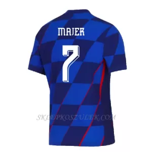 Koszulka Piłkarska Chorwacja Majer 7 Męska Wyjazdowa Euro 2024