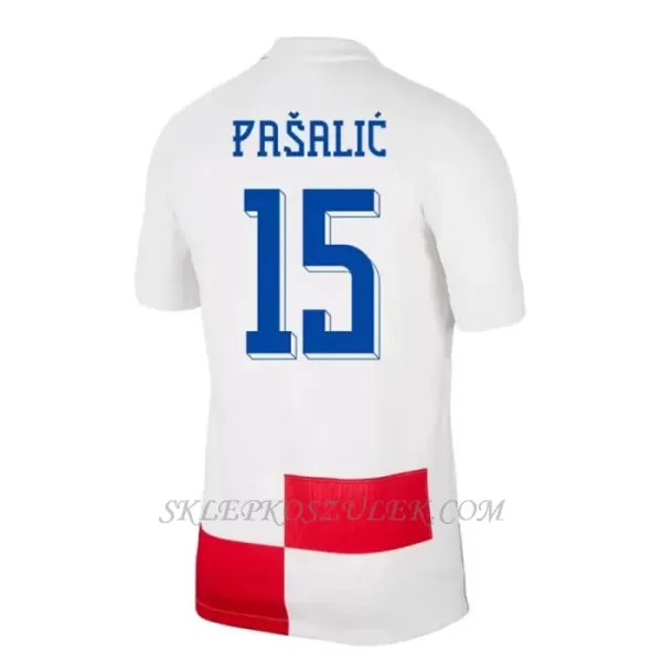 Koszulka Piłkarska Chorwacja Pasalic 15 Dziecięca Domowa Euro 2024