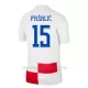 Koszulka Piłkarska Chorwacja Pasalic 15 Dziecięca Domowa Euro 2024