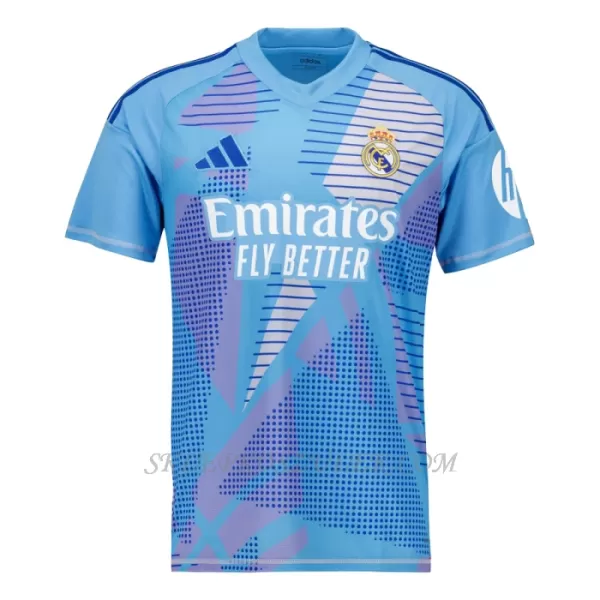 Koszulka Piłkarska Bramkarska Real Madryt Thibaut Courtois 1 Męska Domowa 2024/25