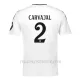 Koszulka Piłkarska Real Madryt Carvajal 2 Dziecięca Domowa 2024/25