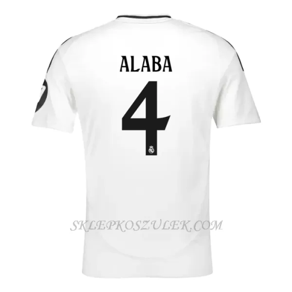 Koszulka Piłkarska Real Madryt David Alaba 4 Dziecięca Domowa 2024/25