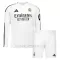 Koszulka Piłkarska Real Madryt Dziecięca Domowa 2024/25 Długi Rękaw