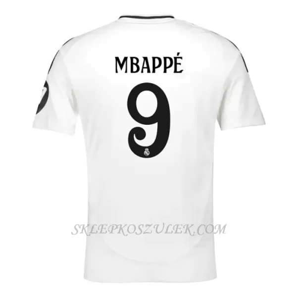 Koszulka Piłkarska Real Madryt Kylian Mbappé 9 Dziecięca Domowa 2024/25