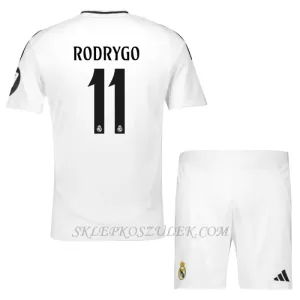 Koszulka Piłkarska Real Madryt Rodrygo Goes 11 Dziecięca Domowa 2024/25