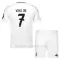 Koszulka Piłkarska Real Madryt Vinicius Junior 7 Dziecięca Domowa 2024/25