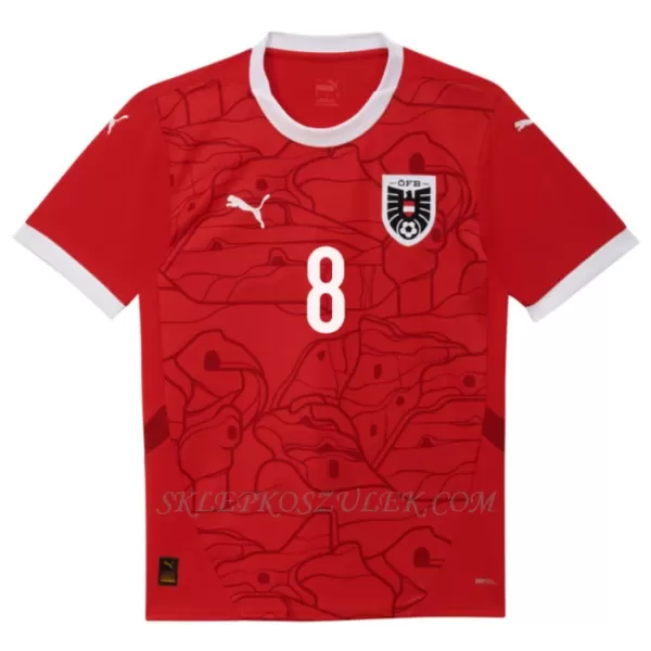 Koszulka Piłkarska Austria David Alaba 8 Męska Domowa Euro 2024