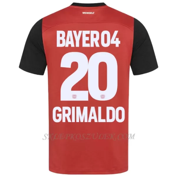 Koszulka Piłkarska Bayer 04 Leverkusen Alejandro Grimaldo 20 Dziecięca Domowa 2024/25