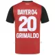 Koszulka Piłkarska Bayer 04 Leverkusen Alejandro Grimaldo 20 Dziecięca Domowa 2024/25