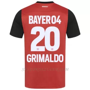 Koszulka Piłkarska Bayer 04 Leverkusen Alejandro Grimaldo 20 Męska Domowa 2024/25
