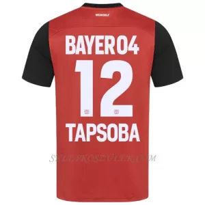 Koszulka Piłkarska Bayer 04 Leverkusen Edmond Tapsoba 12 Męska Domowa 2024/25