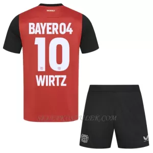 Koszulka Piłkarska Bayer 04 Leverkusen Florian Wirtz 10 Dziecięca Domowa 2024/25