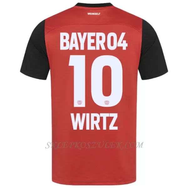 Koszulka Piłkarska Bayer 04 Leverkusen Florian Wirtz 10 Dziecięca Domowa 2024/25