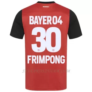 Koszulka Piłkarska Bayer 04 Leverkusen Jeremie Frimpong 30 Męska Domowa 2024/25