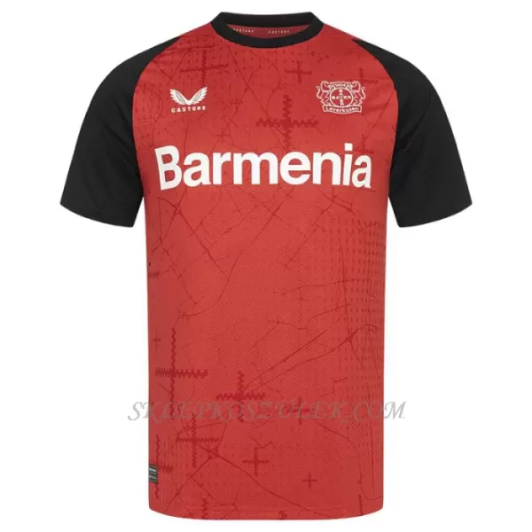 Koszulka Piłkarska Bayer 04 Leverkusen Jeremie Frimpong 30 Męska Domowa 2024/25