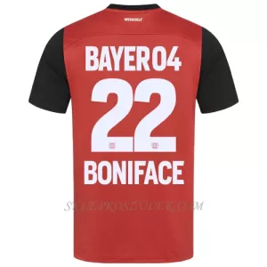 Koszulka Piłkarska Bayer 04 Leverkusen Victor Boniface 22 Męska Domowa 2024/25