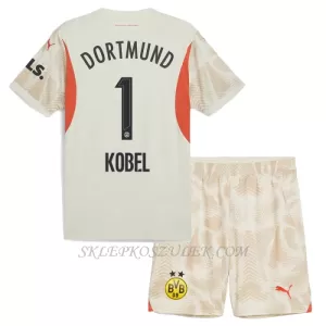 Koszulka Piłkarska Bramkarska Borussia Dortmund Kobel 1 Dziecięca Domowa 2024/25